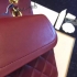 Chanel 2.55 middle size burgundy original lambskin